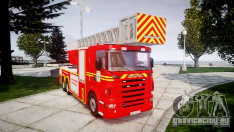Scania R580 Marseille Fireladder [ELS] для GTA 4