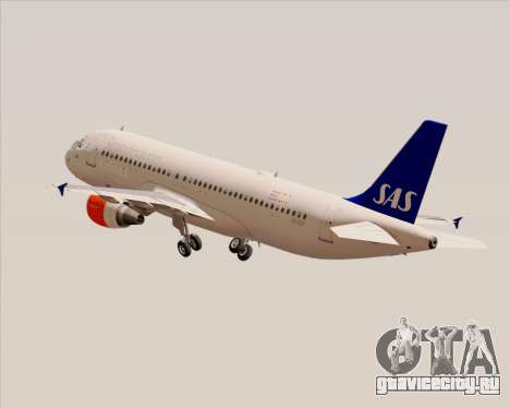 Airbus A320-200 Scandinavian Airlines - SAS для GTA San Andreas