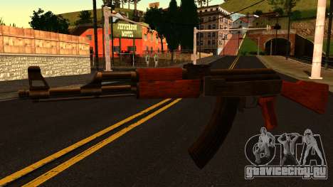 AK47 from GTA 4 для GTA San Andreas