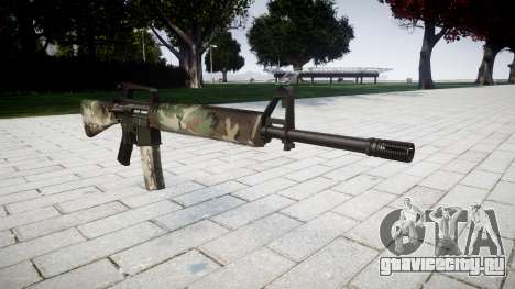 Винтовка M16A2 woodland для GTA 4