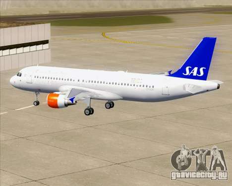 Airbus A320-200 Scandinavian Airlines - SAS для GTA San Andreas