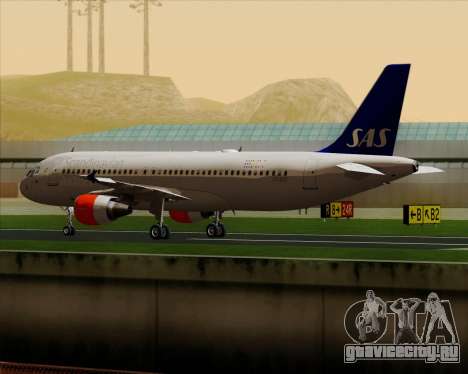 Airbus A320-200 Scandinavian Airlines - SAS для GTA San Andreas