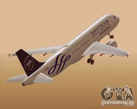 Airbus A320-200 Air France Skyteam Livery для GTA San Andreas
