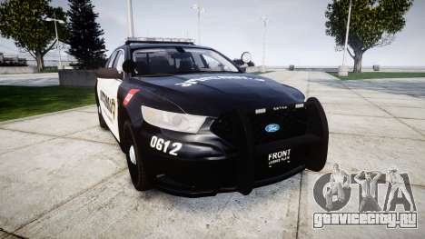 Ford Taurus 2013 Georgia Police [ELS] для GTA 4