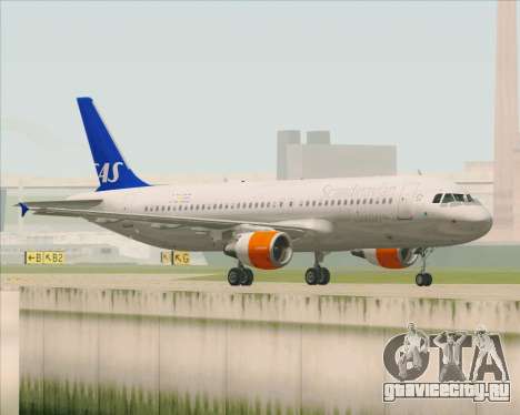 Airbus A320-200 Scandinavian Airlines - SAS для GTA San Andreas