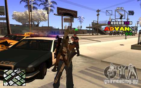 C-HUD Advance RP для GTA San Andreas