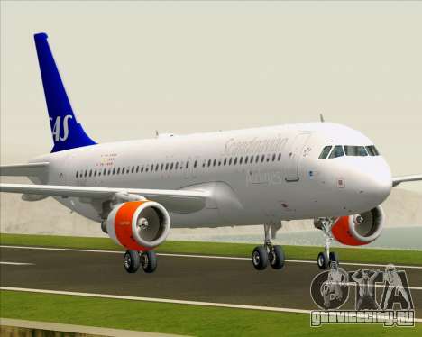 Airbus A320-200 Scandinavian Airlines - SAS для GTA San Andreas