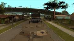 Перевозка танка в трейлере для GTA San Andreas