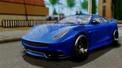 GTA 5 Dewbauchee Massacro Racecar для GTA San Andreas