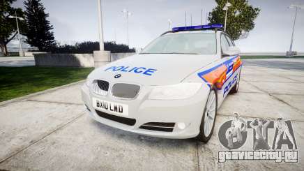 BMW 325d E91 2010 Metropolitan Police [ELS] для GTA 4