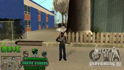 C-HUD Grove Street для GTA San Andreas