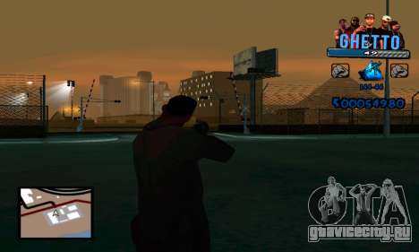 C-HUD Gangster для GTA San Andreas