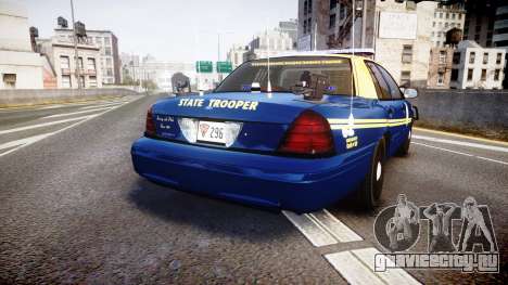 Ford Crown Victoria Virginia State Police [ELS] для GTA 4