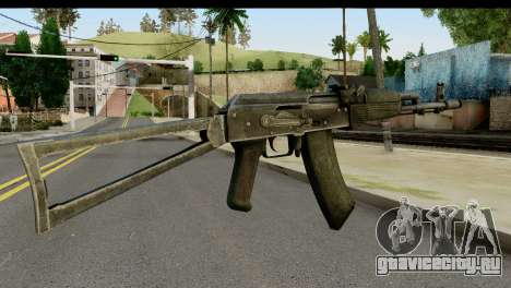 Пластиковый АКС-74 для GTA San Andreas