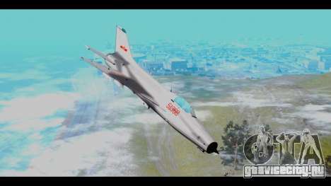 MIG-21 China Air Force для GTA San Andreas