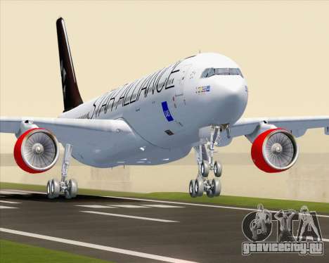 Airbus A330-300 SAS Star Alliance Livery для GTA San Andreas