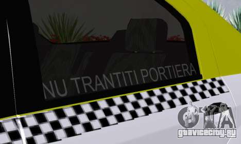 Dacia Logan Taxi для GTA San Andreas