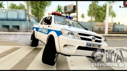 Toyota Hilux Georgia Police для GTA San Andreas