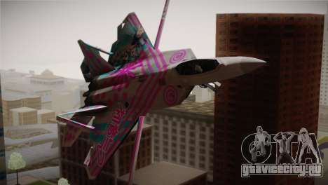 F-22 Raptor Hatsune Miku для GTA San Andreas