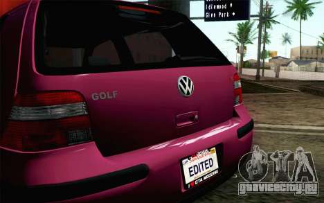 Volkswagen Golf v5 Stock для GTA San Andreas