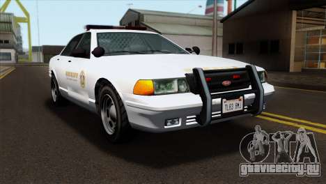GTA 5 Vapid Stanier Sheriff SA Style для GTA San Andreas