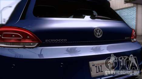 Volkswagen Scirocco GT 2009 для GTA San Andreas