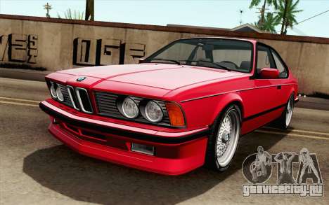 BMW M635CSI E24 1986 V1.0 для GTA San Andreas