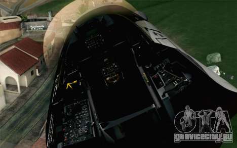 F-16C Fighting Falcon Aggressor Alaska BlackGrey для GTA San Andreas