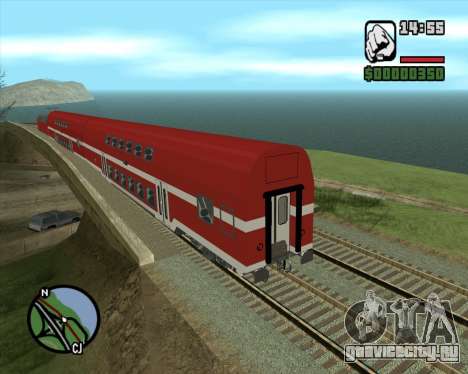 Israeli Train Double Deck Coach для GTA San Andreas