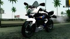 Kawasaki Ninja 250RR Mono White для GTA San Andreas