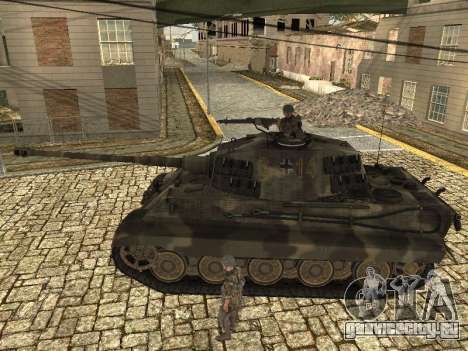 Panzerkampfwagen Tiger II для GTA San Andreas