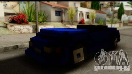 Minecraft Car для GTA San Andreas