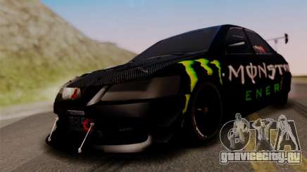 Mitsubishi Lancer Evo IX Monster Energy для GTA San Andreas