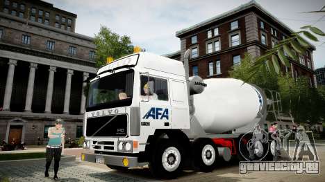 Volvo F10 cement truck для GTA 4
