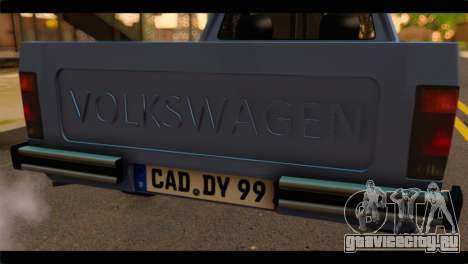 Volkswagen Caddy Mk1 Stock для GTA San Andreas