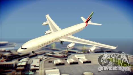 Airbus A340-300 Emirates для GTA San Andreas