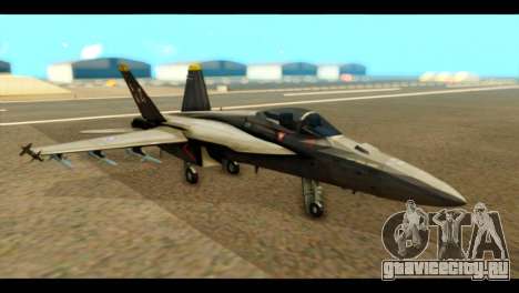 FA-18 Jolly Roger Black для GTA San Andreas