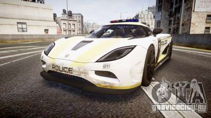 Koenigsegg Agera 2013 Police [EPM] v1.1 PJ2 для GTA 4