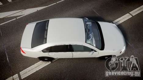 Chevrolet Impala Unmarked Police [ELS] tw для GTA 4