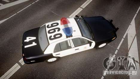 Ford Crown Victoria 2011 LAPD [ELS] rims1 для GTA 4