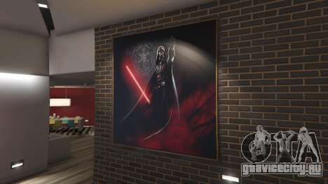 Star Wars Posters for Franklins House 0.5 для GTA 5