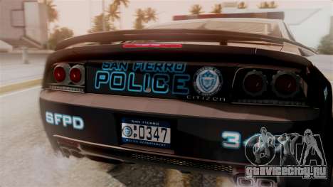 Hunter Citizen from Burnout Paradise Police SF для GTA San Andreas