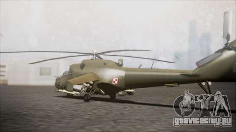 Mil Mi-24W Polish Land Forces для GTA San Andreas