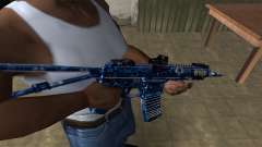 Blue Life M4 для GTA San Andreas