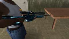 Sniper Blue Snow для GTA San Andreas