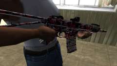 M4 Красный Камуфляж для GTA San Andreas