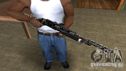 Black Flowers Shotgun для GTA San Andreas