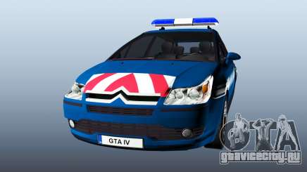 Citroen C4 Gendarmerie [ELS] для GTA 4