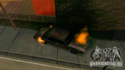 Burning car mod from GTA 4 для GTA San Andreas