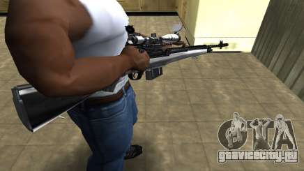 Silver Sniper Rifle для GTA San Andreas